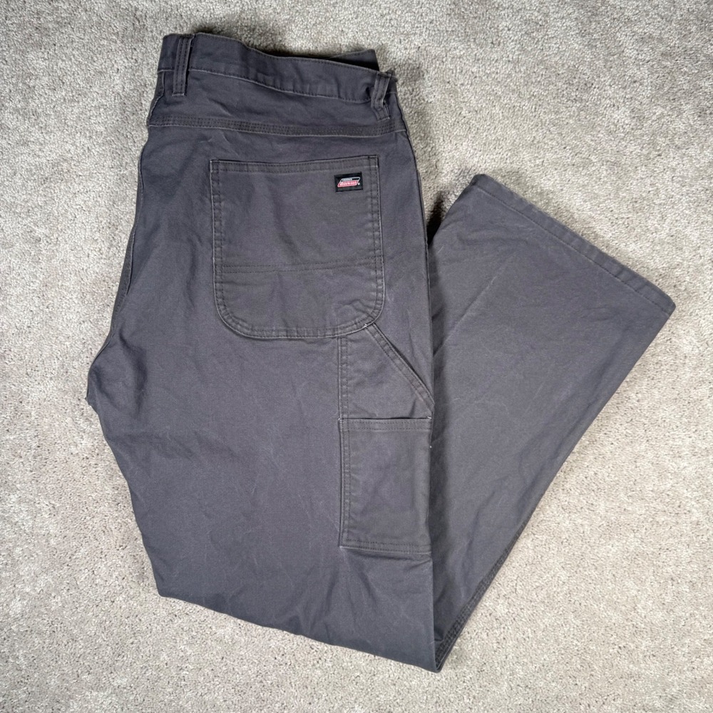 Genuine Dickies Men's 40x32 Grey Carpenter Utility Work Pants EU1939RSL‎